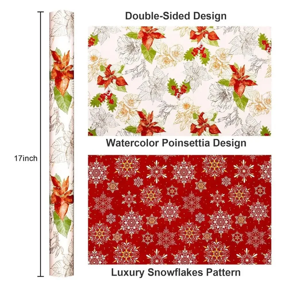 Double sided wrapping paper
